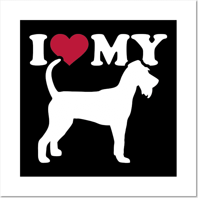 I love my Irish Terrier Wall Art by Designzz